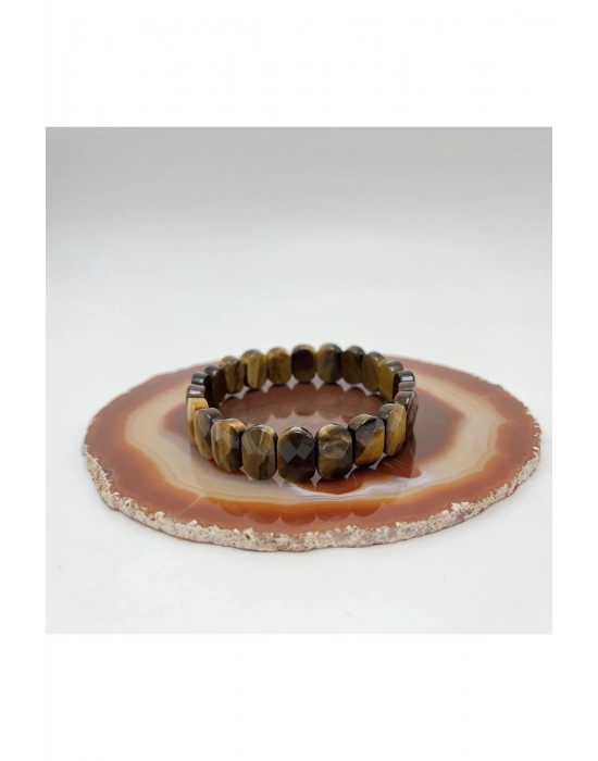 Sertifikalı Kaplan Gözü Doğal Taş Roleks Bileklik