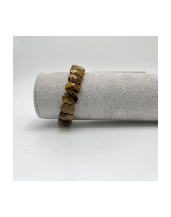 Sertifikalı Kaplan Gözü Doğal Taş Roleks Bileklik