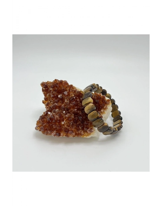 Sertifikalı Kaplan Gözü Doğal Taş Roleks Bileklik