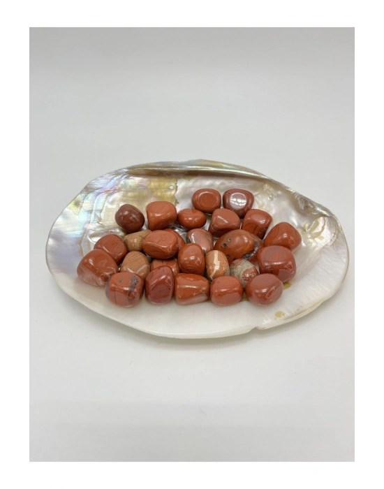 Sertifikalı Kırmızı Jasper Tımbıl Doğal Taş (1 Adet )