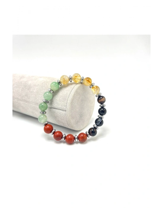 Sertifikalı Koç Burcu 8mm Doğal Taş Bileklik