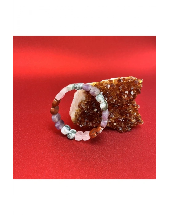 Sertifikalı Koç Burcu Doğal Taş Roleks Bileklik