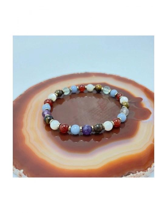 SERTİFİKALI KOVA BURCU DOĞAL TAŞ BİLEKLİK 6mm