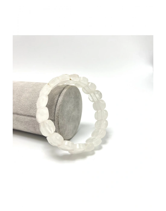 Sertifikalı Kristal Kuvars Doğal Taş Roleks Bileklik