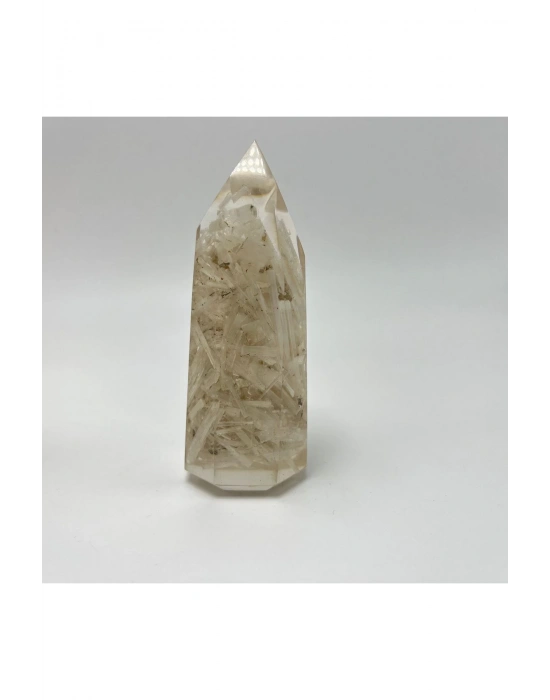 Sertifikalı Kristal Kuvars Organit Piramit Doğal Taş