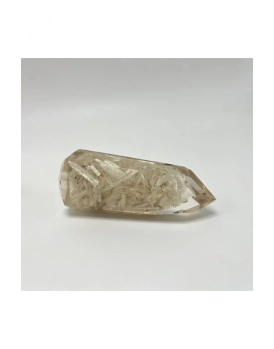 Sertifikalı Kristal Kuvars Organit Piramit Doğal Taş