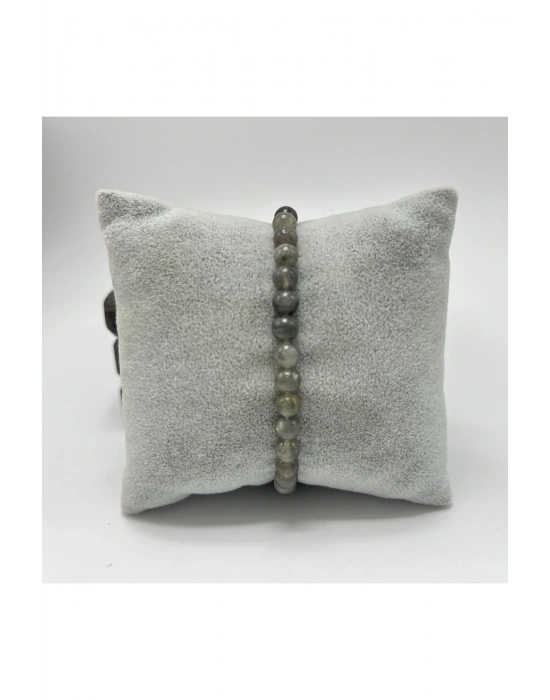 SERTİFİKALI Labrodorit 6mm Doğal Taş Bileklik