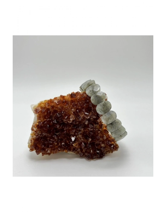 Sertifikalı Labrodorit Doğal Taş Roleks Bileklik