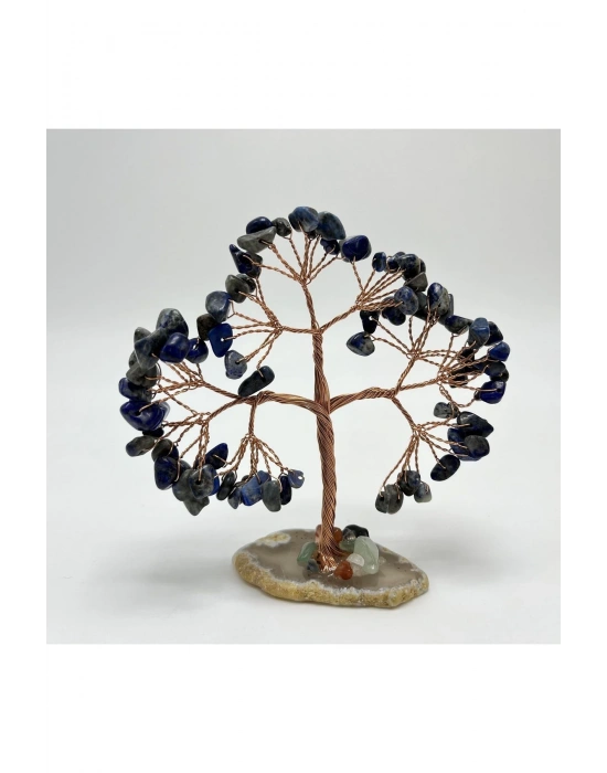 Sertifikalı Lapis - Akik Doğal Taş Ağaç