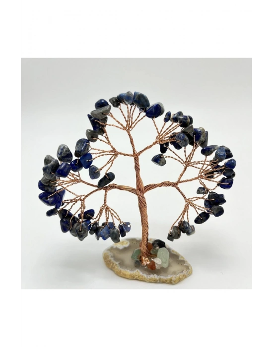 Sertifikalı Lapis - Akik Doğal Taş Ağaç