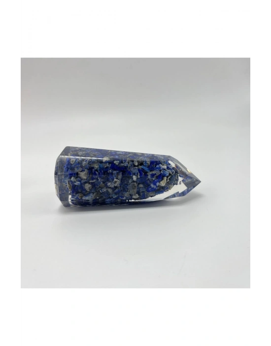 Sertifikalı Lapis Lazuli Organit Piramit Doğal Taş