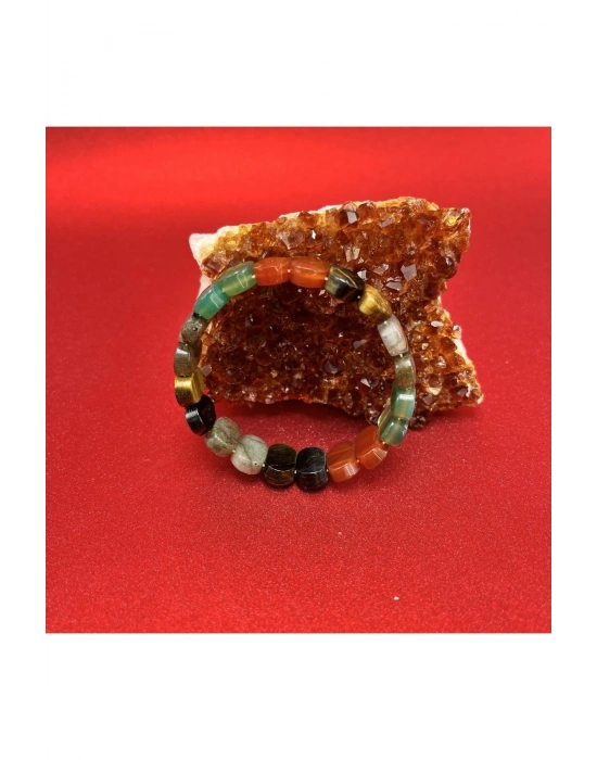 Sertifikalı Oğlak Burcu Doğal Taş Roleks Bileklik