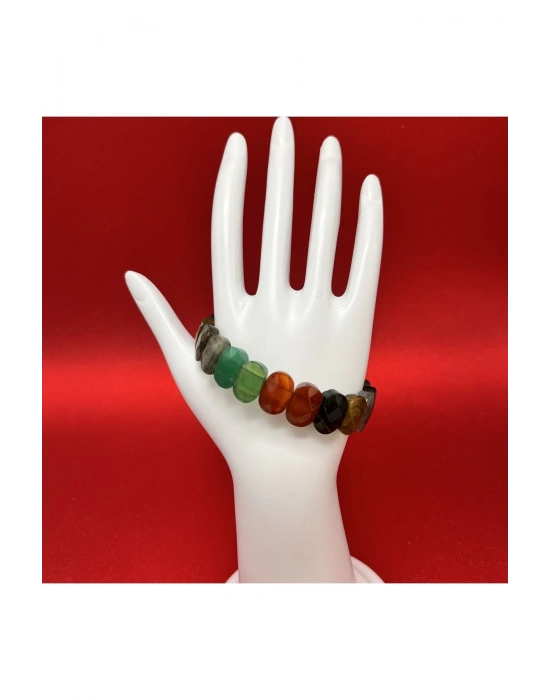 Sertifikalı Oğlak Burcu Doğal Taş Roleks Bileklik