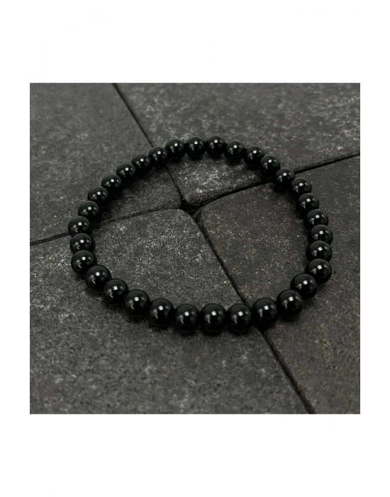 SERTİFİKALI Oniks 6mm Doğal Taş Bileklik