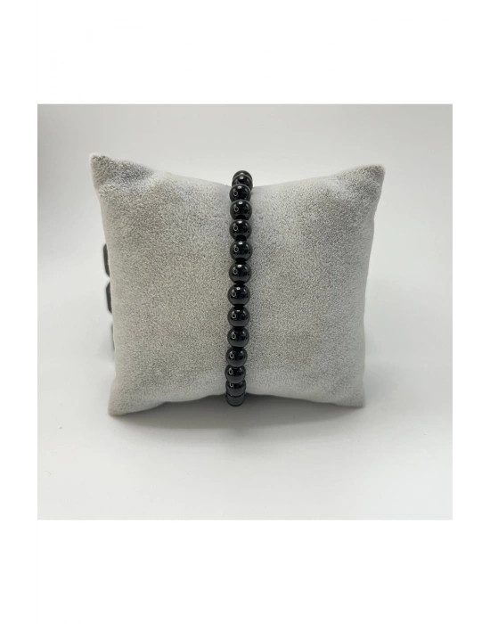 SERTİFİKALI Oniks 6mm Doğal Taş Bileklik