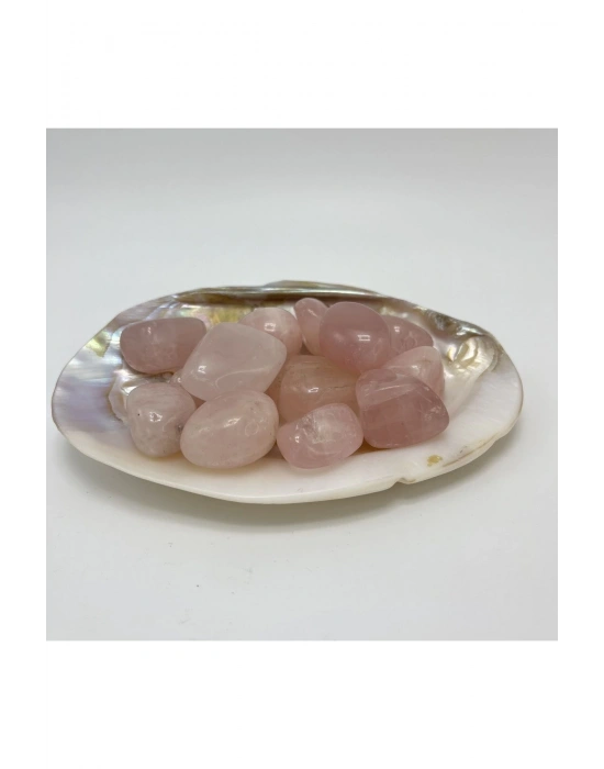 Sertifikalı Pembe Kuvars Tımbıl Doğal Taş (1 adet )