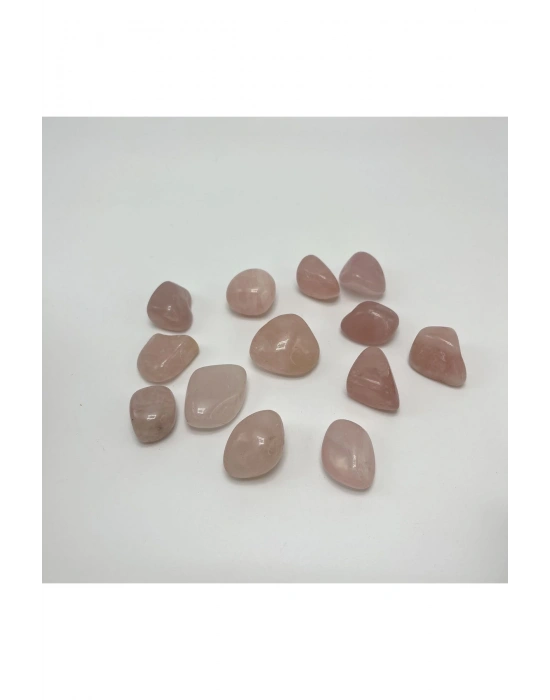 Sertifikalı Pembe Kuvars Tımbıl Doğal Taş (1 adet )