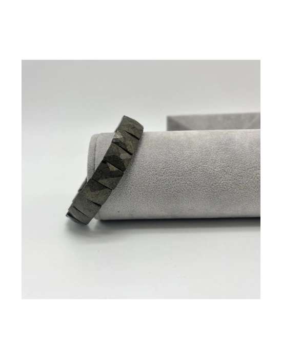 Sertifikalı Pirit Doğal Taş Roleks Bileklik