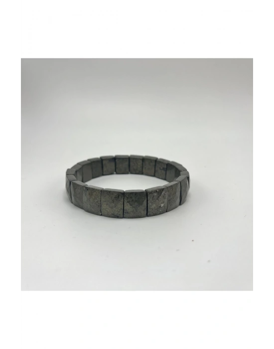 Sertifikalı Pirit Doğal Taş Roleks Bileklik