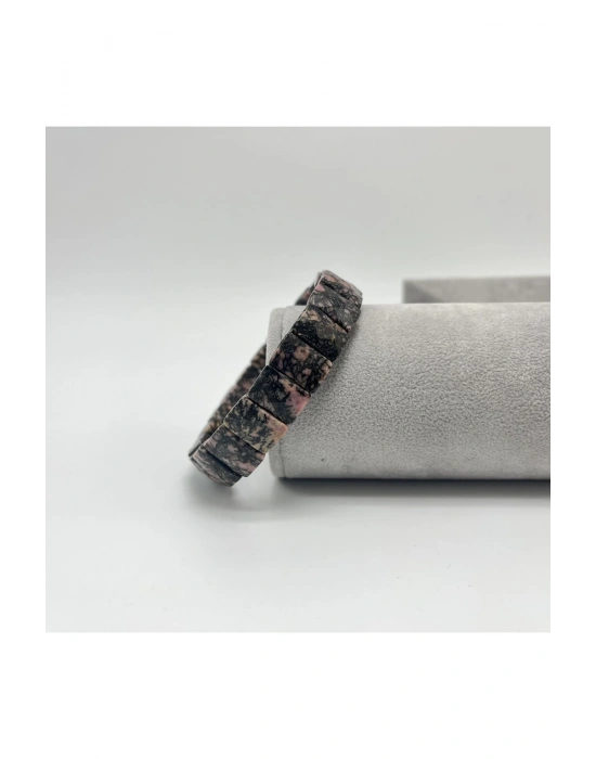 Sertifikalı Rodanit Doğal Taş Roleks Bileklik