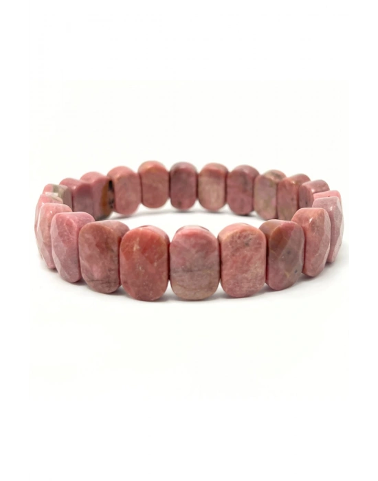 Sertifikalı Rodanit Doğal Taş Roleks Bileklik