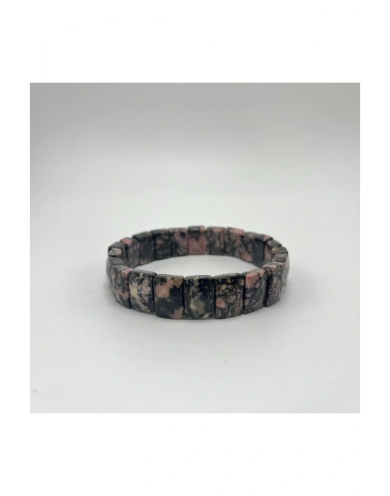 Sertifikalı Rodanit Doğal Taş Roleks Bileklik