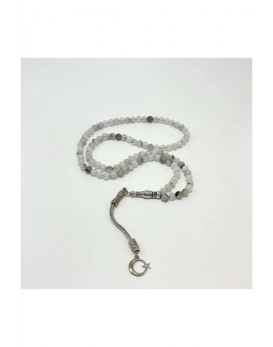 Sertifikalı Rutilli Kuvars 6mm 99luk Doğal Taş Tesbih