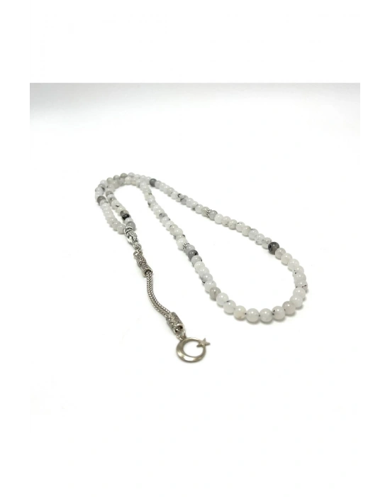 Sertifikalı Rutilli Kuvars 6mm 99luk Doğal Taş Tesbih