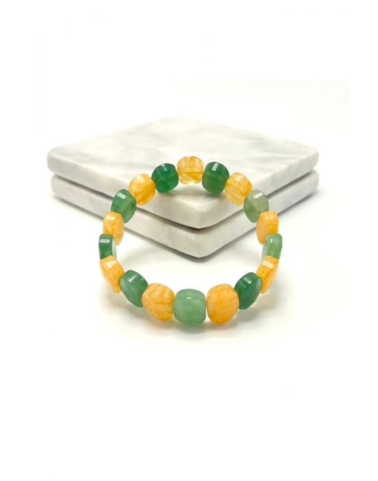 SERTİFİKALI Şans & Bereket & Liderlik Doğal Taş Roleks Bileklik