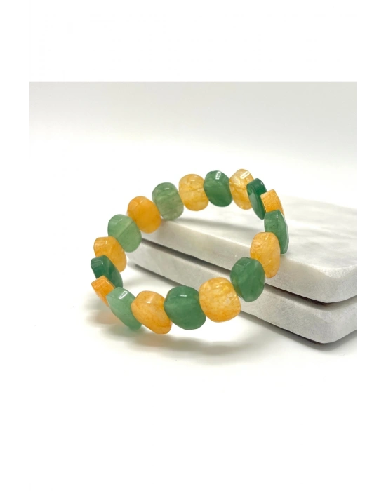 SERTİFİKALI Şans & Bereket & Liderlik Doğal Taş Roleks Bileklik