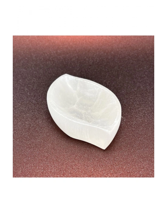 Sertifikalı Selenit Doğal Taş Kase