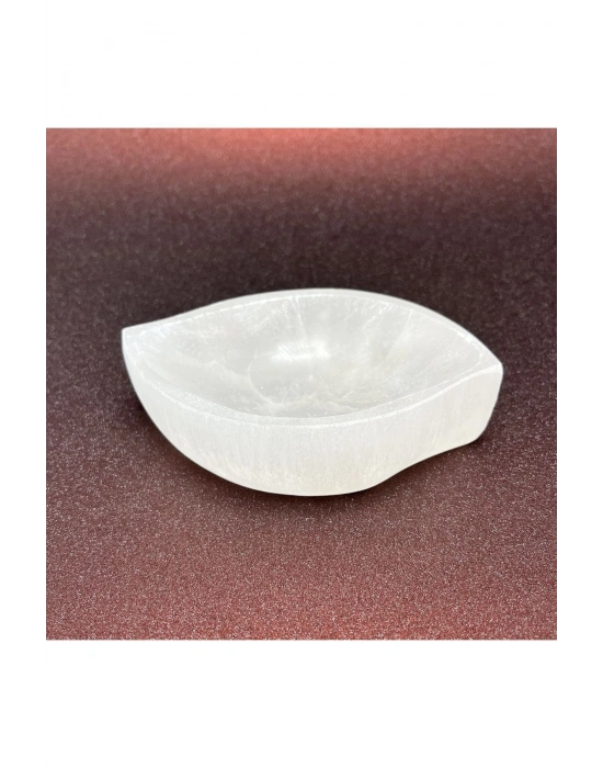 Sertifikalı Selenit Doğal Taş Kase