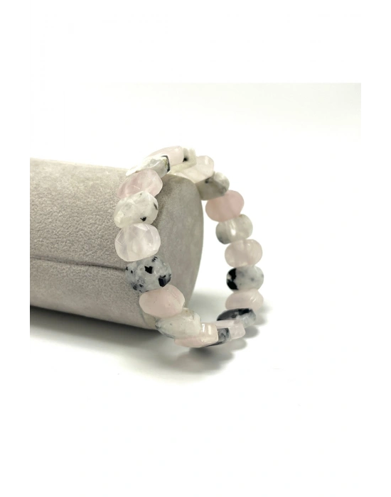 SERTİFİKALI Sevgi & Aşk & Dişil Enerji Doğal Taş Roleks Bileklik