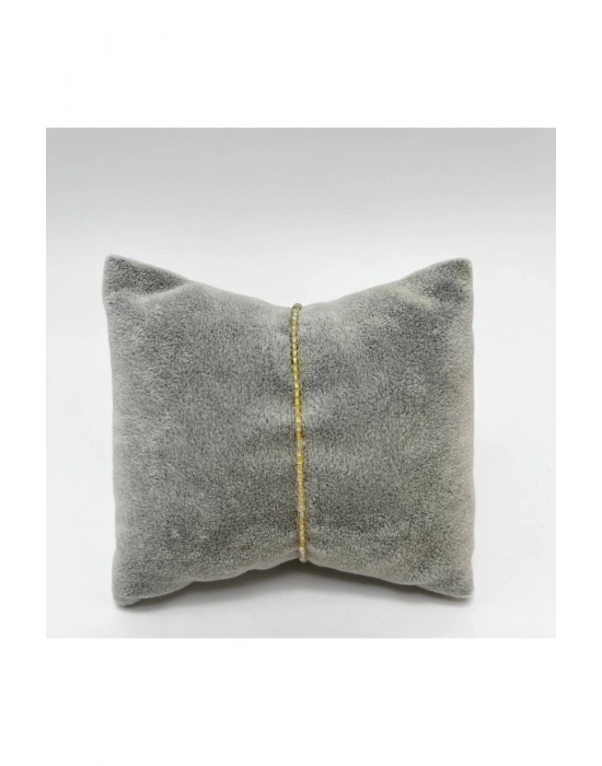 SERTİFİKALI Sitrin 2mm 925 Ayar Gümüş Doğal Taş Bileklik Uzatma Zincirli