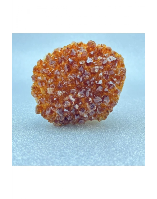 Sertifikalı Sitrin Doğal Taş Ham Kaya Parça 384 gr