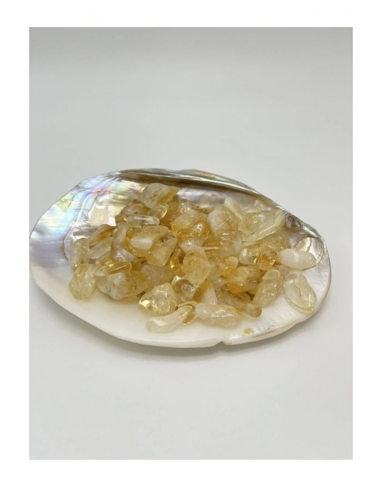 Sertifikalı Sitrin Tımbıl Doğal Taş (1 Adet )