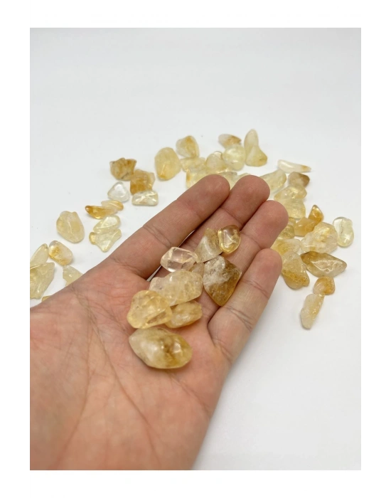 Sertifikalı Sitrin Tımbıl Doğal Taş (1 Adet )