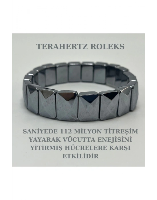 Sertifikalı Terahertz Doğal Taş Roleks Bileklik