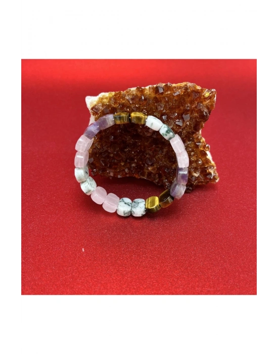 Sertifikalı Terazi Burcu Doğal Taş Roleks Bileklik