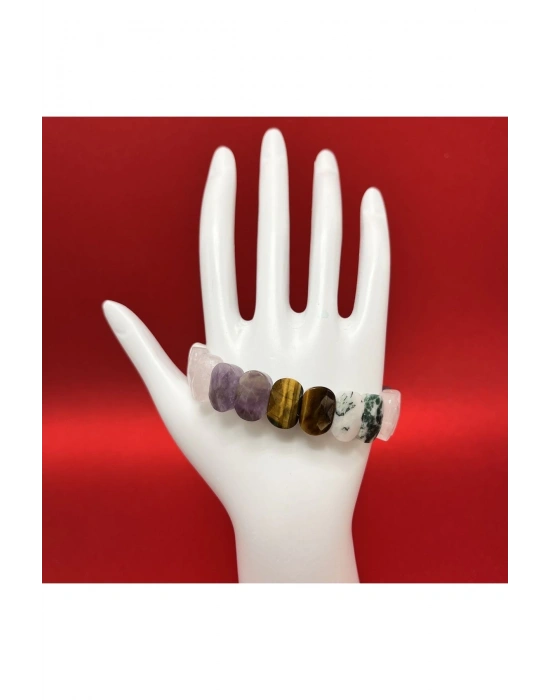 Sertifikalı Terazi Burcu Doğal Taş Roleks Bileklik