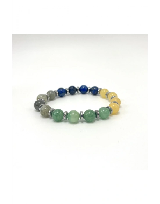 Sertifikalı Yay Burcu 8mm Doğal Taş Bileklik