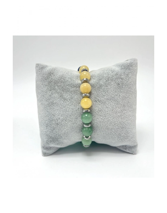 Sertifikalı Yay Burcu 8mm Doğal Taş Bileklik