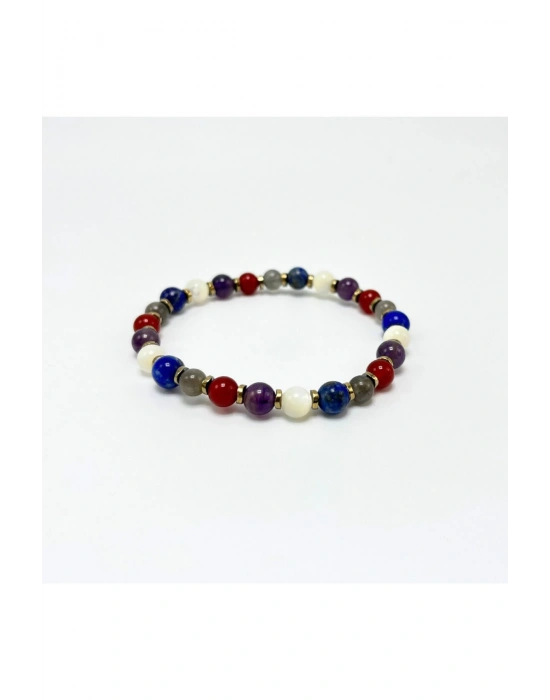 SERTİFİKALI YAY BURCU DOĞAL TAŞ BİLEKLİK 6mm