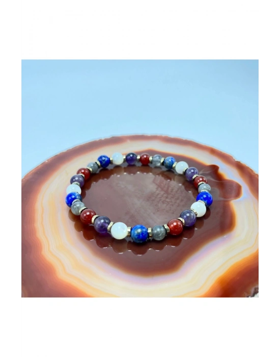 SERTİFİKALI YAY BURCU DOĞAL TAŞ BİLEKLİK 6mm