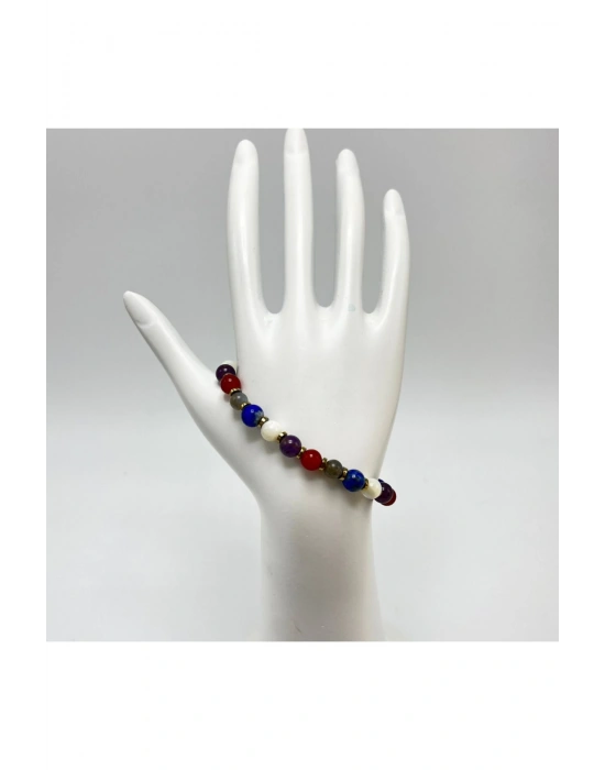 SERTİFİKALI YAY BURCU DOĞAL TAŞ BİLEKLİK 6mm