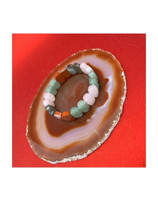 Sertifikalı Yay Burcu Doğal Taş Roleks Bileklik