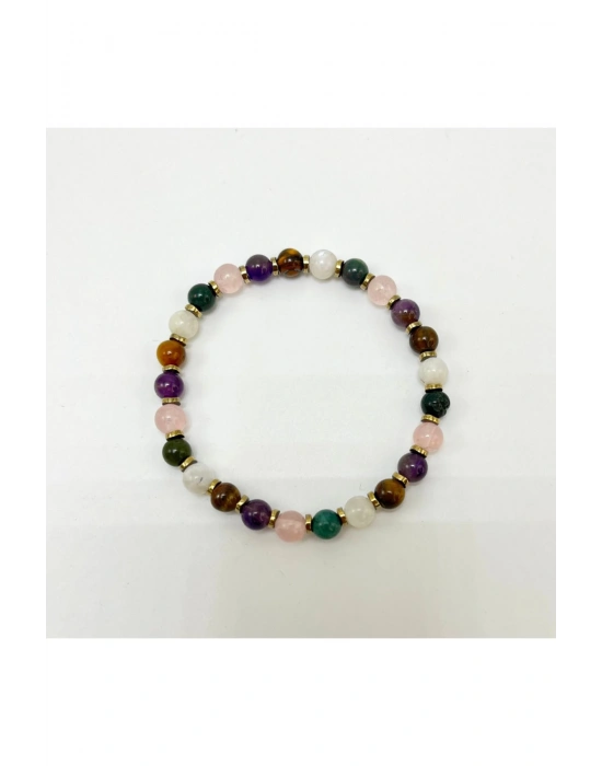 SERTİFİKALI YENGEÇ BURCU DOĞAL TAŞ BİLEKLİK 6mm