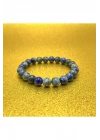 Lapis Lazuli 8mm Elastik Misinalı Doğal Taş Bileklik
