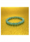 Premium Kalite Amazonit 8mm Elastik Misinalı Doğal Taş Bileklik