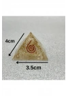 Selenit Orgonit Piramit 4x3.5 cm 35 GR